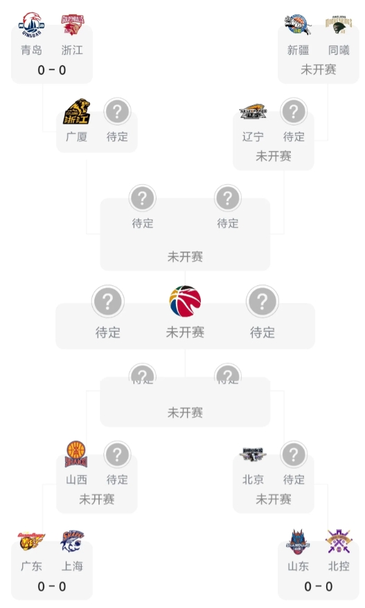 自从CBA增加了附加赛到现在，有18支球队参加过附加赛，也就是说只有两支球队没参