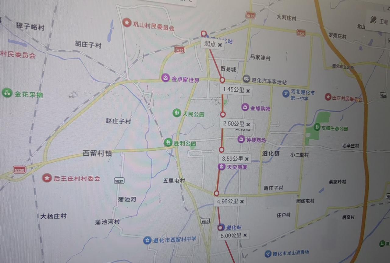 唐山地铁8号线自制规划图
线路名称：唐山地铁8号线
起止点：遵化北站-唐山南站