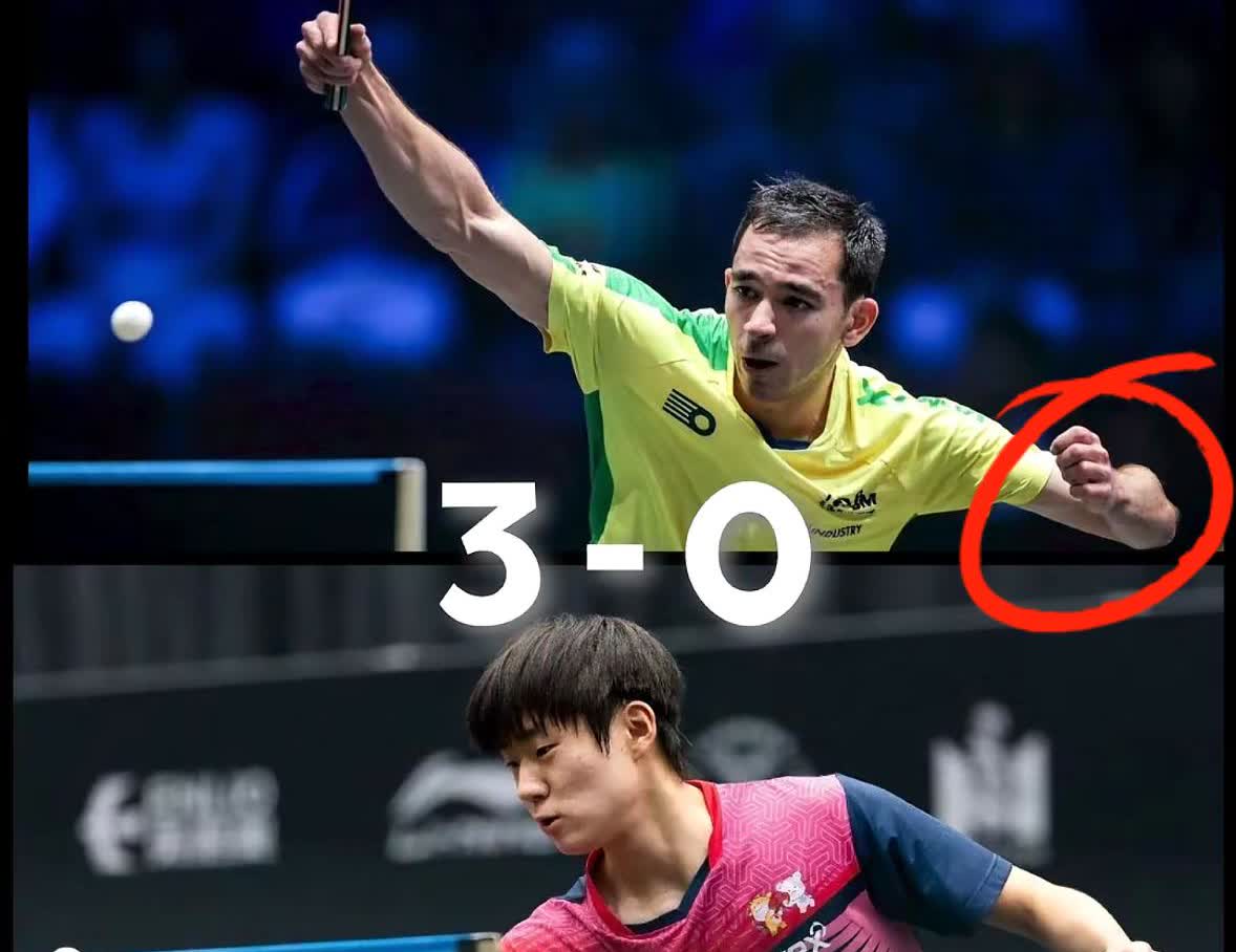 雨果战神状态回来了！
3-0轻轻松松打赢了吴晙诚，
林诗栋今晚估计要失眠了，