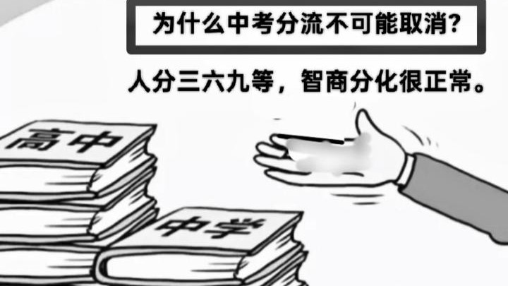 中考注定不可能取消并且数学英语依旧还是分化关键