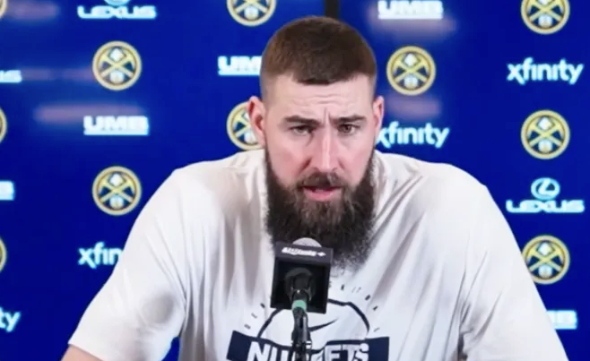 NBA常规赛，在赛后采访中，掘金队球员约纳斯-瓦兰丘纳斯谈到了自己从小腿拉伤中恢