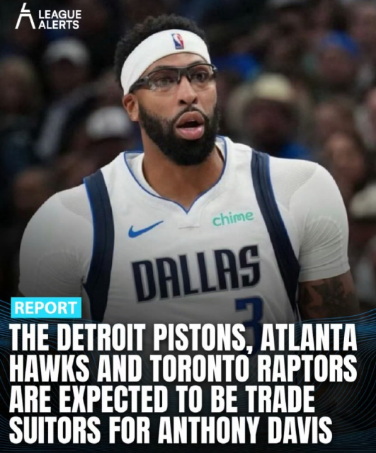 ESPN报道：独行侠安东尼·戴维斯成多队关键交易目标

另一位前NBA总冠军成员