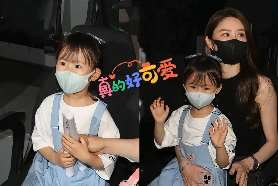 张馨月带女儿看老公林峯演唱会，第一次露面的小女孩很乖巧。
      前段时间黑