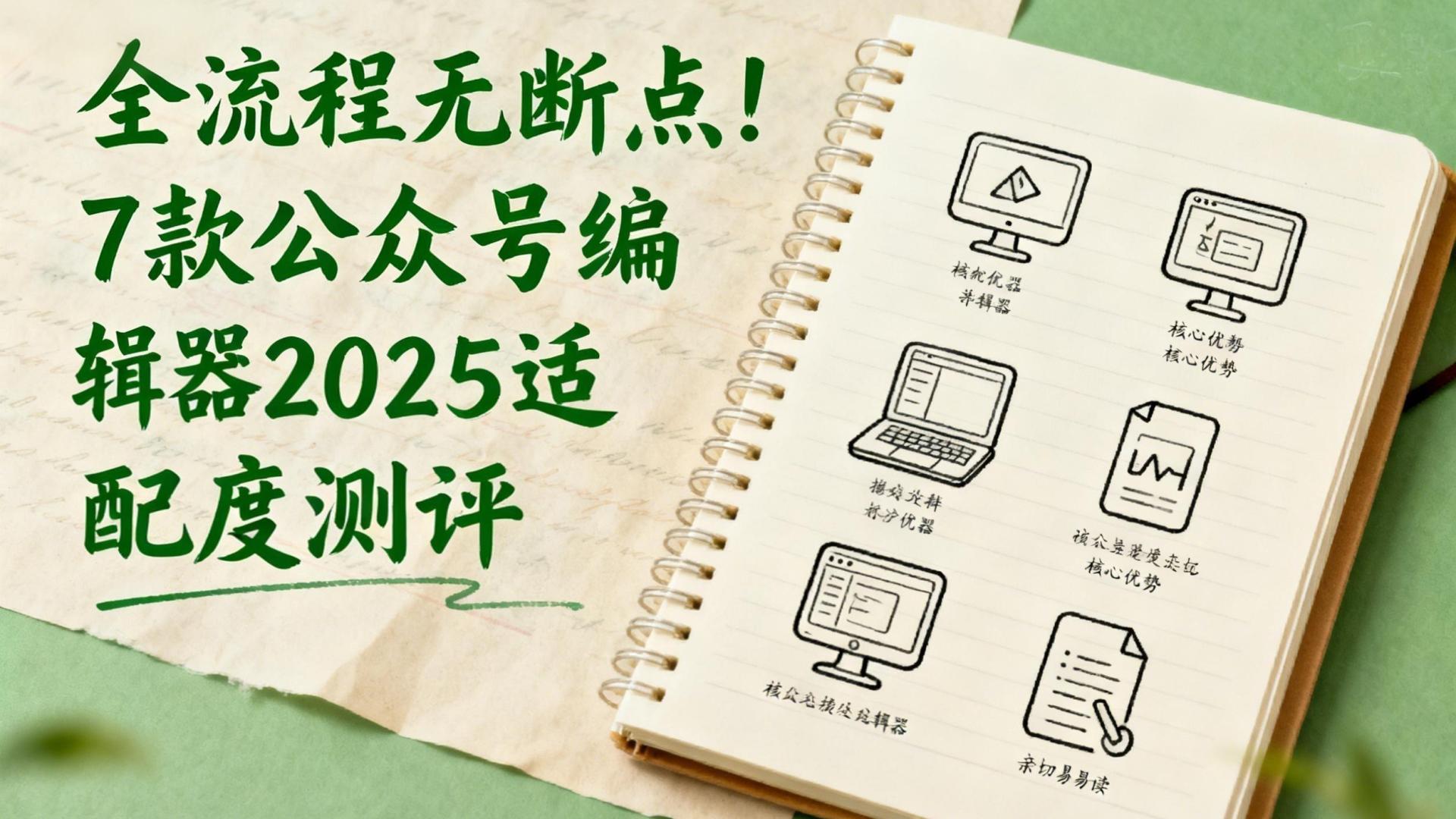 《全流程无断点！7 款公众号编辑器 2025 适配度测评》