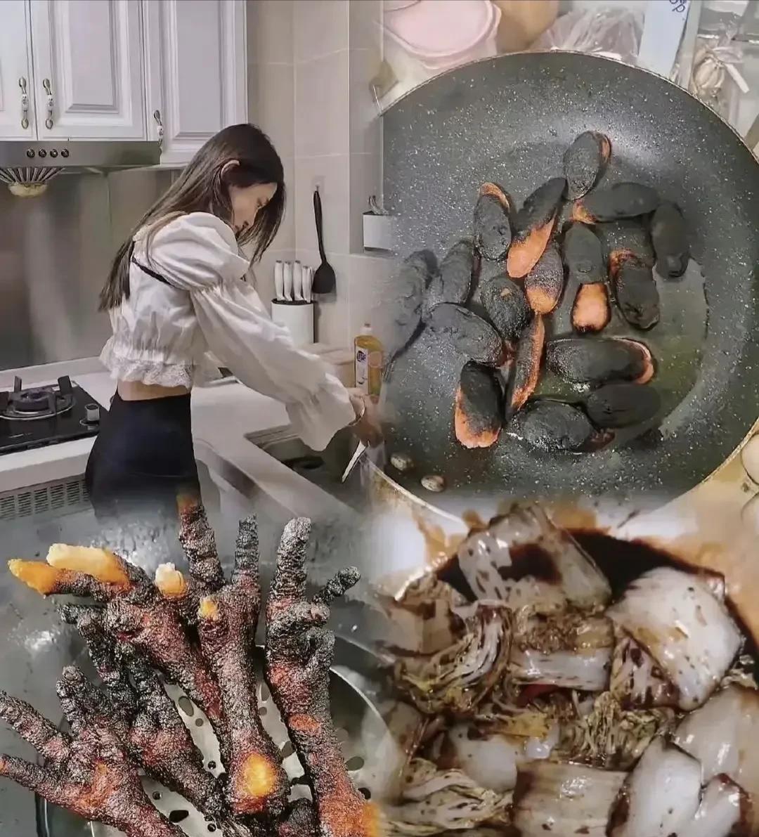 这是谁的女朋友？做的菜挺有食欲啊[看]
