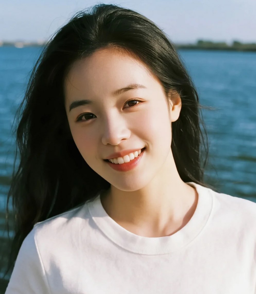 美女的甜美元素，感染每一个人