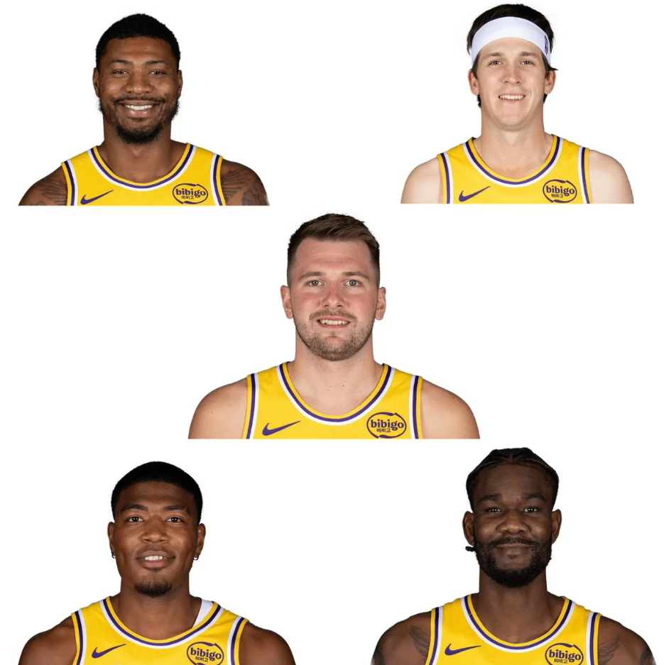 LakeShowYo更新X，晒出一张图片与球迷分享。
“湖人新赛季前五场将对阵勇