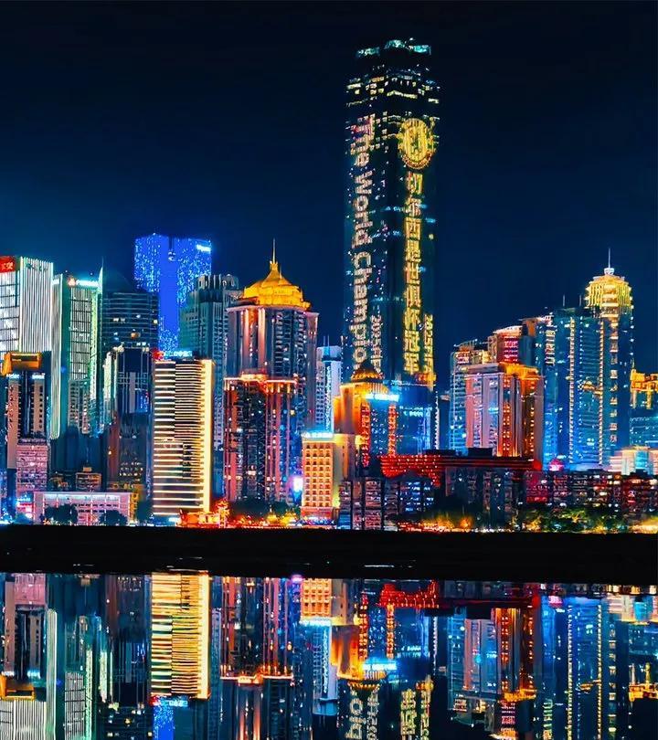官方转发！最佳宣传！
切尔西社媒转发重庆环金中心灯光秀，引发外国网友赞叹！
重庆