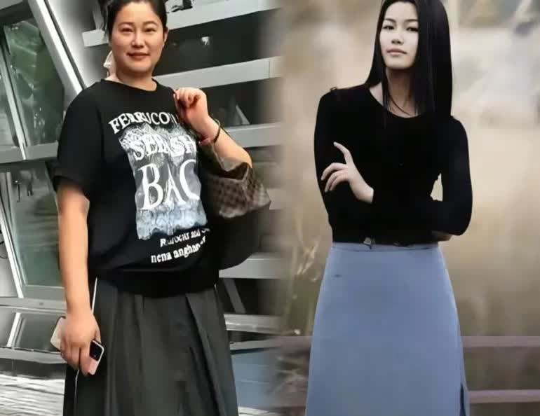 于娜现状曝光，差点认不出，不信这是于娜，可是一看美人尖也知道是她啊
178厘米