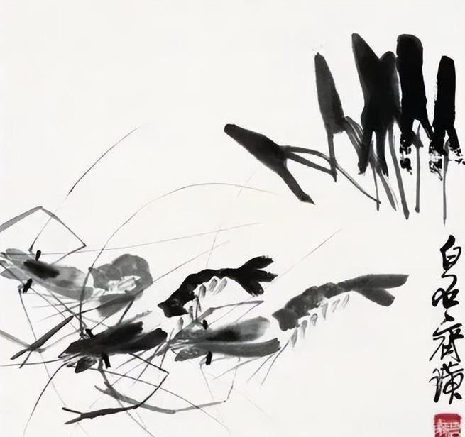 [微风]一天，齐白石给人画虾，画完后，客人不加钱，却非要他再画一只虾。无奈，齐白