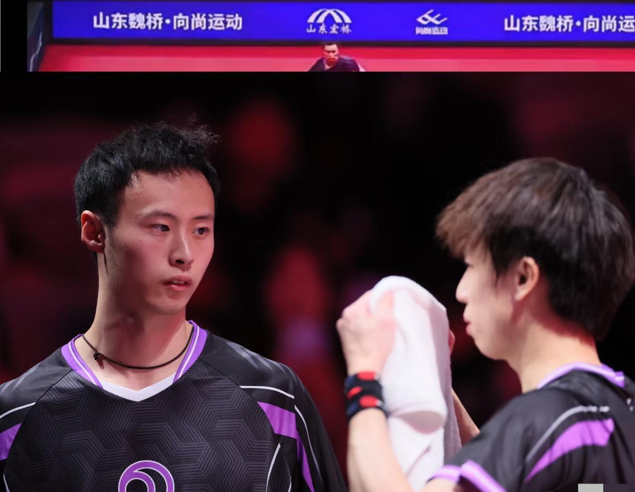 林高远/徐海东1:3向鹏/薛飞——都是关键分吃发球了
乒超联赛第三阶段
关键时刻