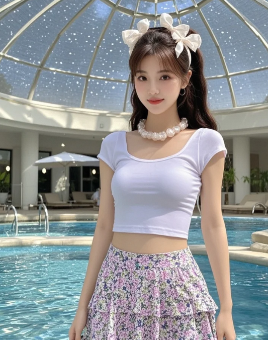 清新少女性感曲线 纯欲风被你玩明白了