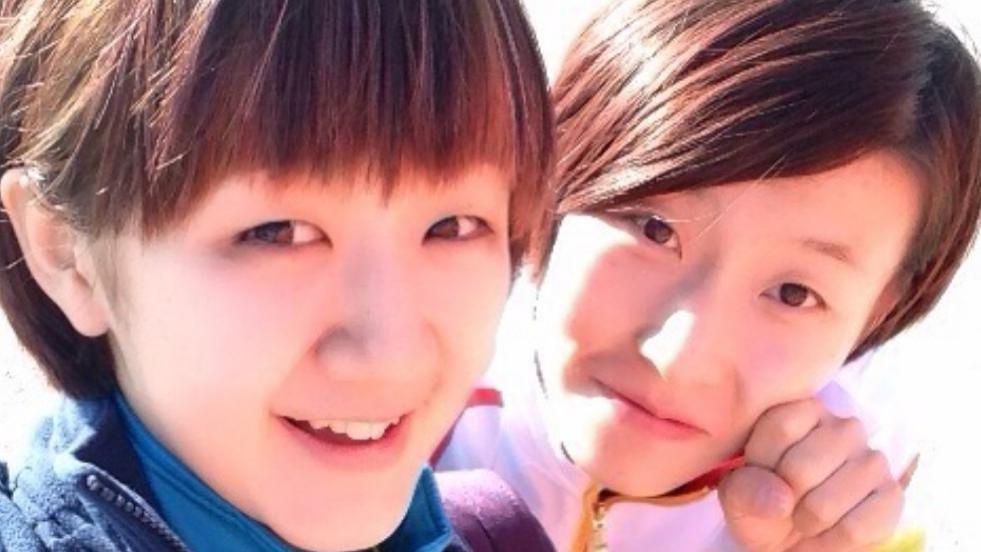 在陈梦的身边，一向冷酷的山西籍世界第一削球女王，也变得可爱了