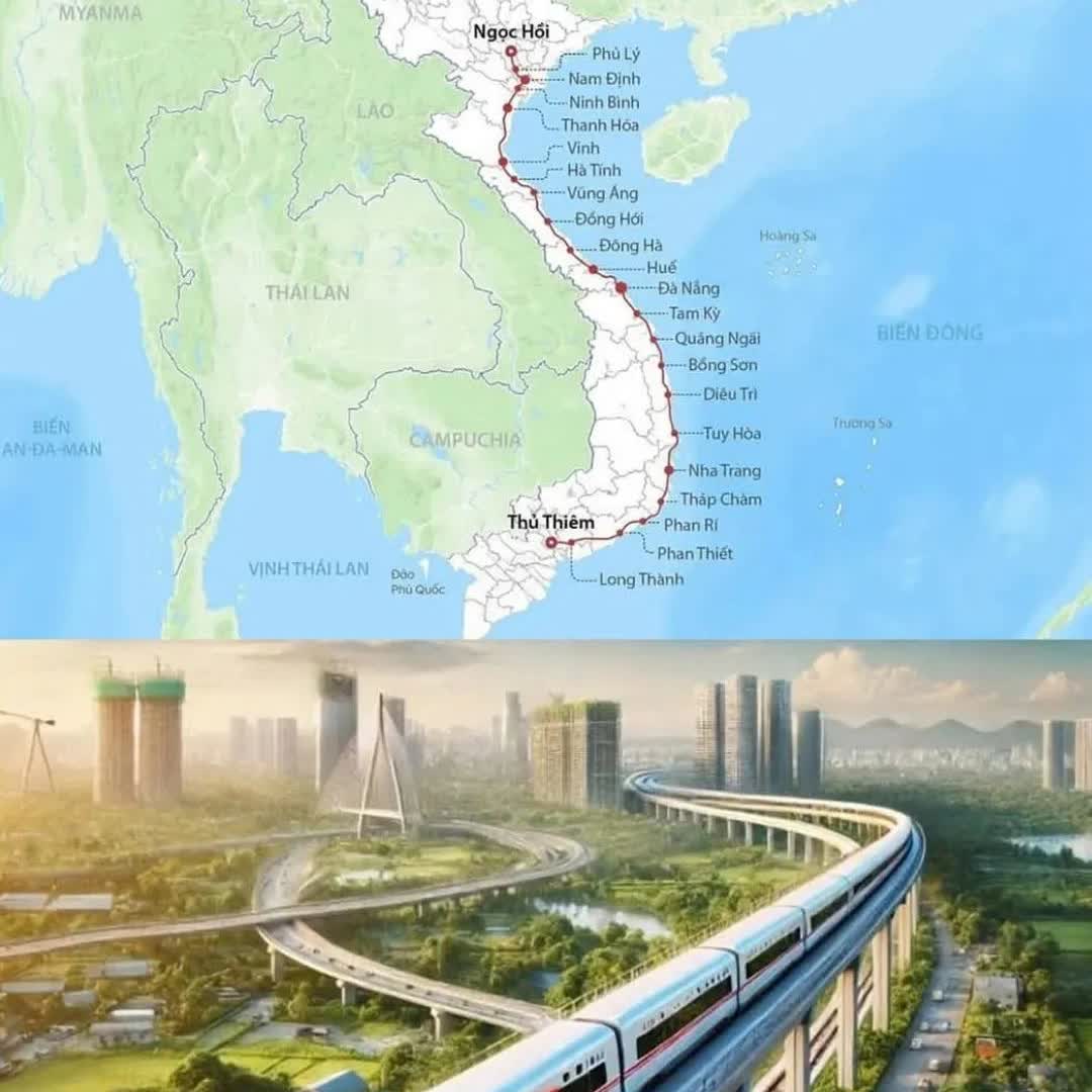 🚄🇻🇳| 越南VinGroup计划修建该国首条高铁，连接北部首都河内与南部