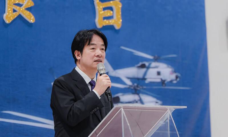 【赖清德再上“莒光园地”，喊话台军官兵“用实力达到真和平”】赖清德上台后，相当重