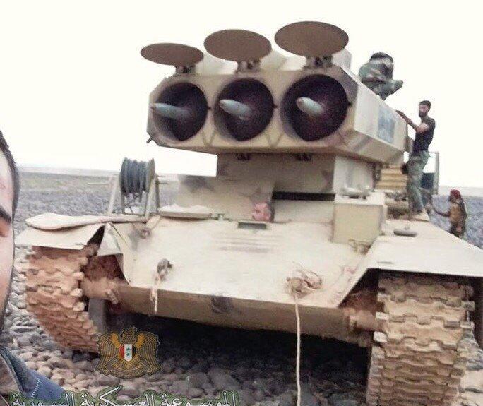 今日的“奇葩坦克”是叙利亚的 Golan-1000（戈兰-1000）
这是一种多