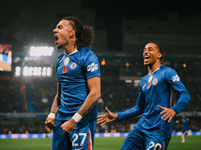 英格兰足球超级联赛第11轮，切尔西坐镇主场迎战狼队。比赛中，加纳乔送出助攻，古斯