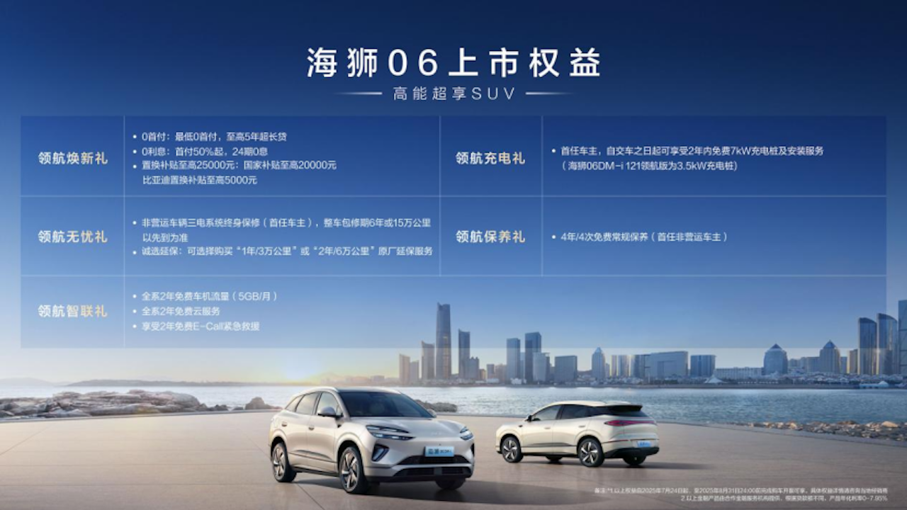 高能超享SUV ，比亚迪海狮06正式上市 售价13.98万-16.38万