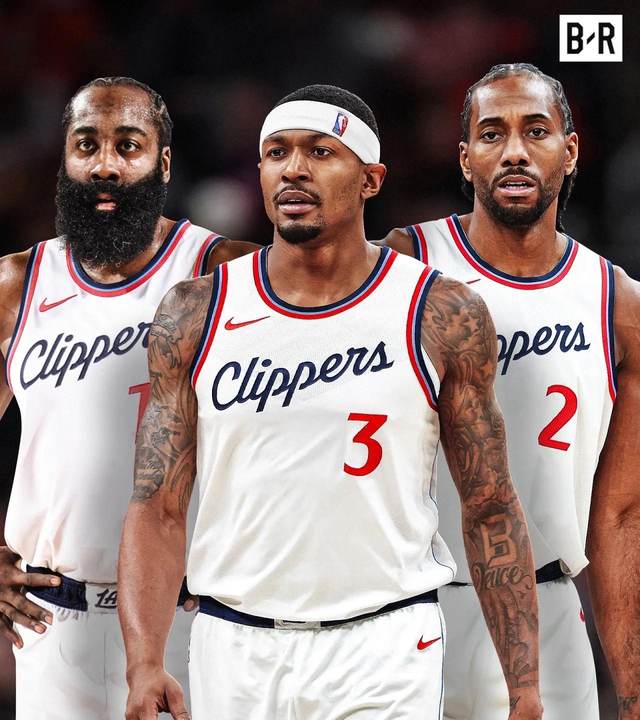 期待比尔和哈登搭档的效果
和威少搭档，季后赛1胜4负
和杜兰特搭档，季后赛0胜4