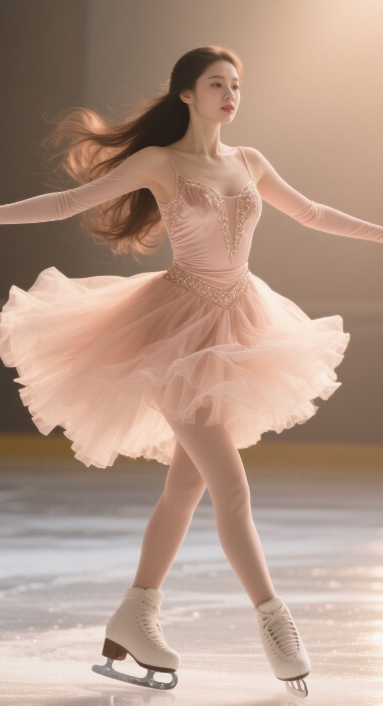 冷艳佳人冰刀飞舞，气场全开slay全场