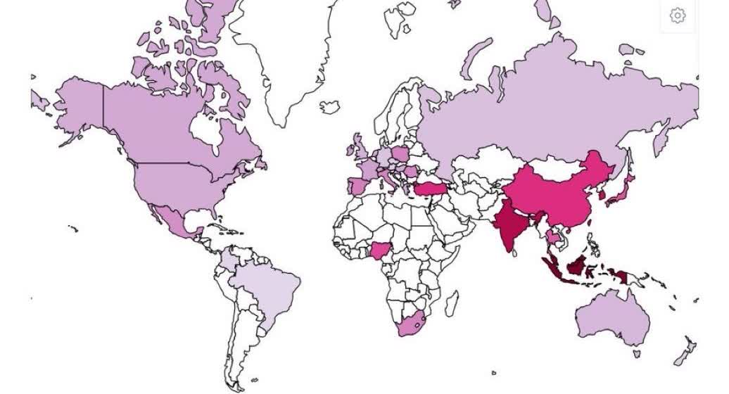 根据Face of Global Sex报告，世界各国或地区年轻人失去童贞的平均