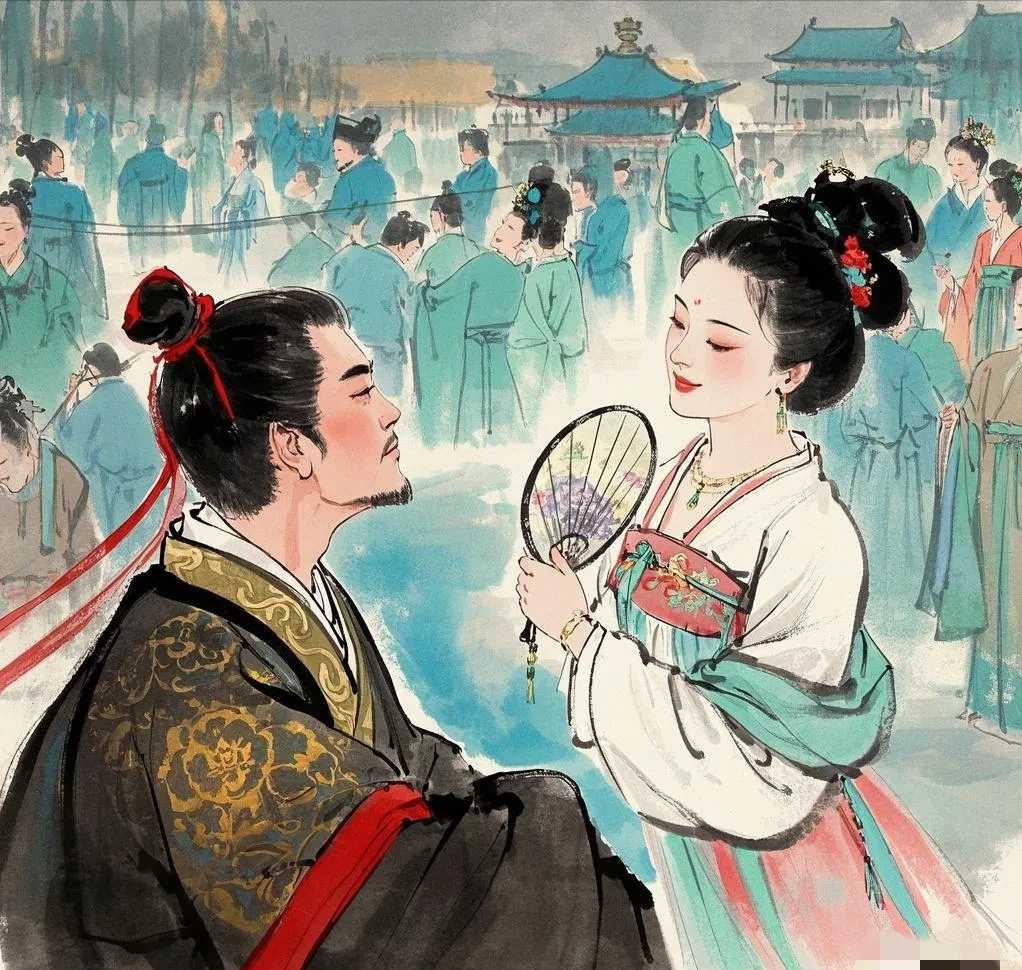 天祐元年，吴王杨行密装瞎整三年了，王后朱氏斜睨着丈夫空洞的眼瞳，故意当面用手扒开