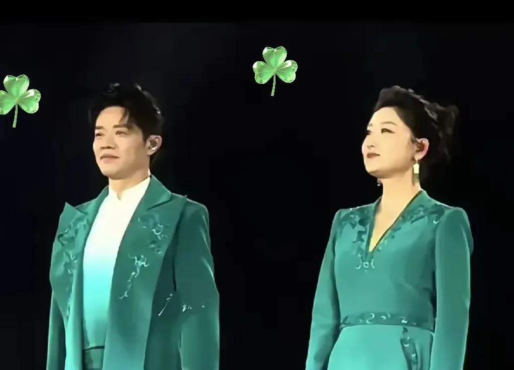 实在是瞎操心了！
原来替凤凰传奇捏了一把汗，
直到看到他俩在演唱会时，居然穿了和