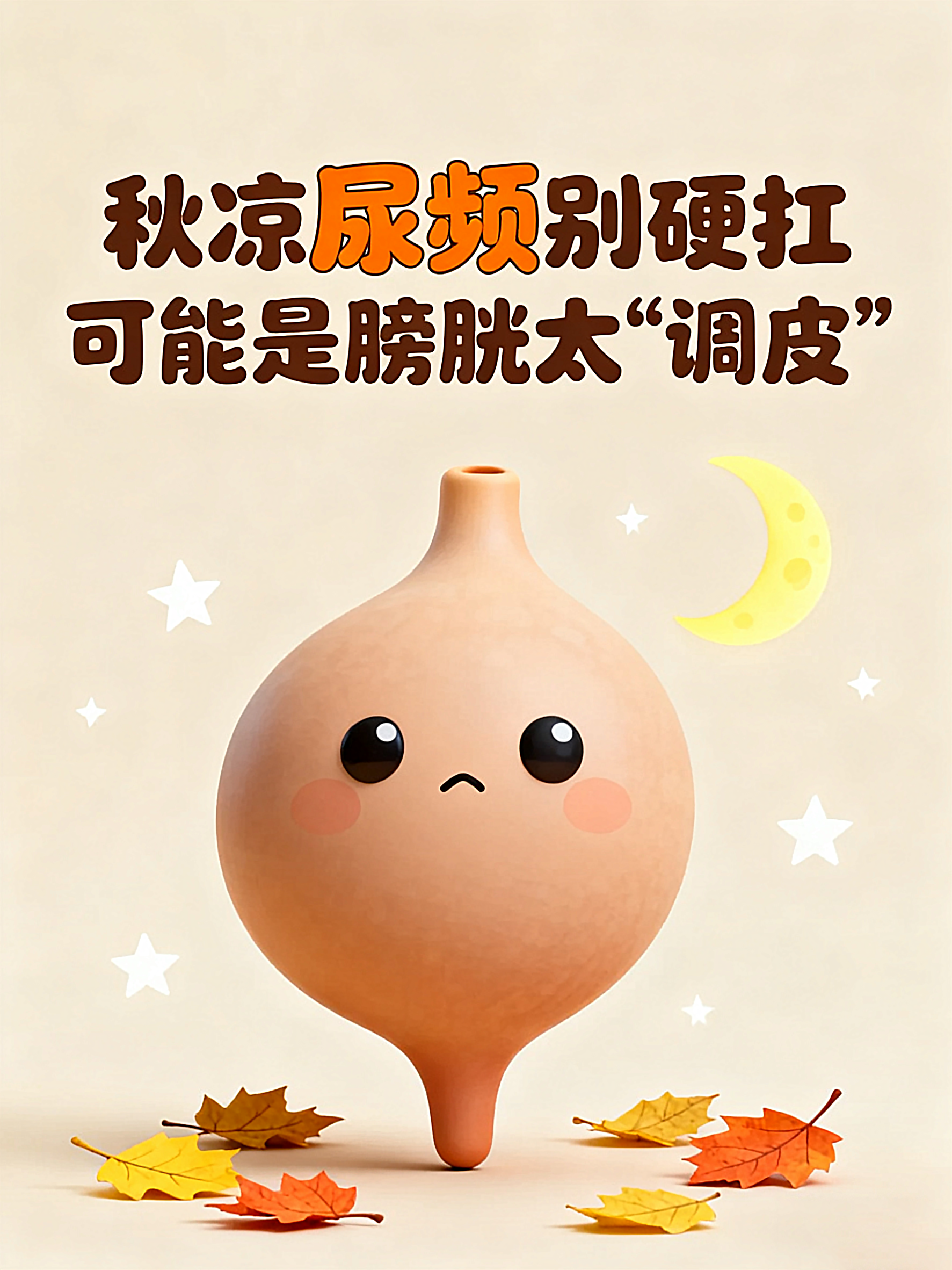 秋凉尿频别硬扛 可能是膀胱太“调皮”