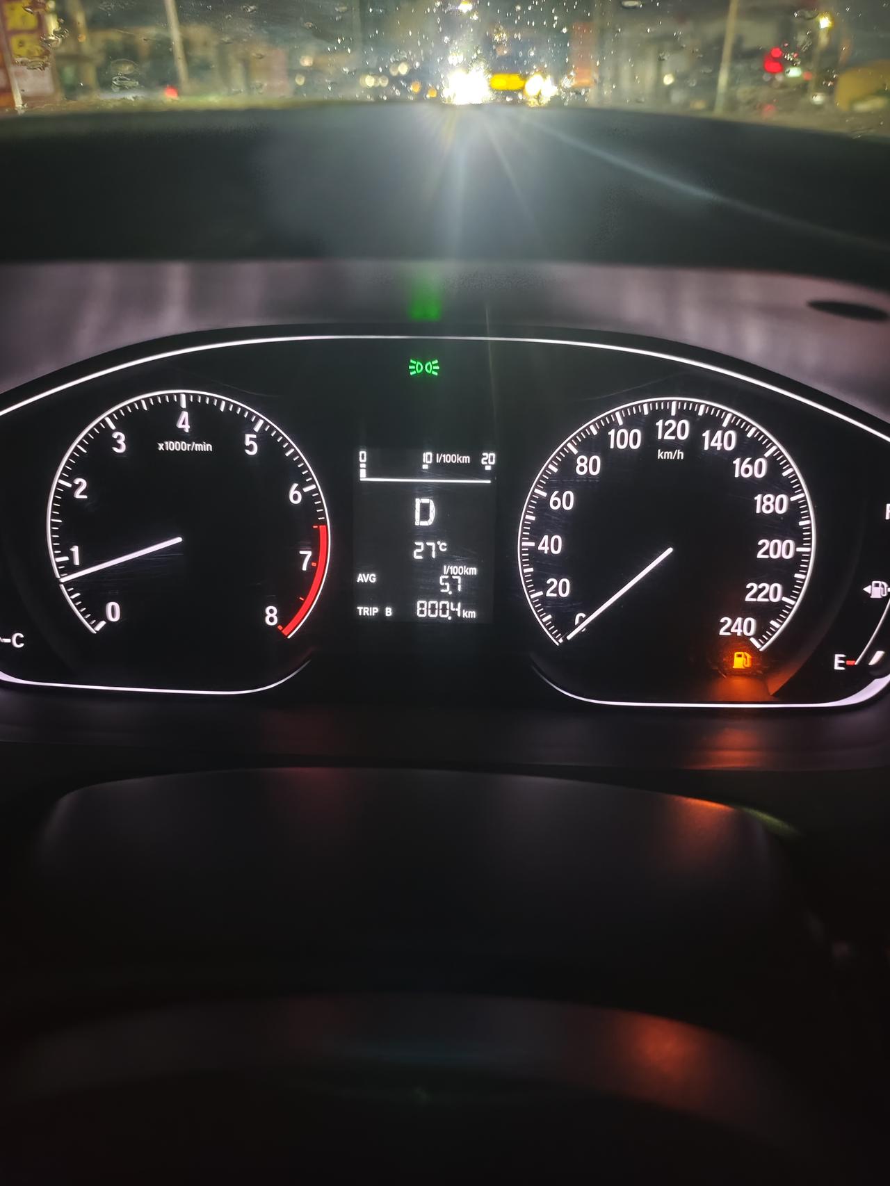十代雅阁1.5一箱油跑800多㎞