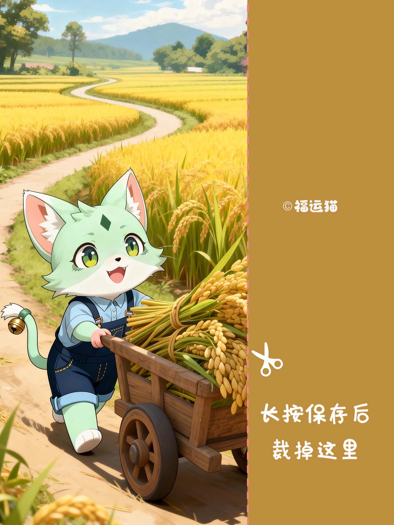 谁能不爱这只丰收小福星呀