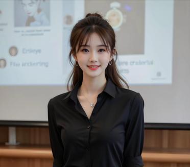 今天穿了件小黑裙，感觉自己美美哒！???