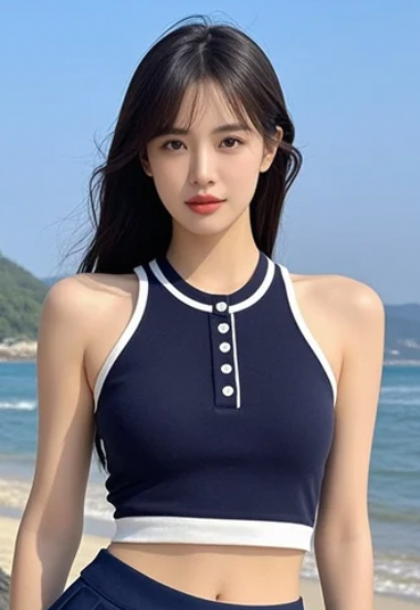 小姐姐不笑时是冷色调电影，一笑就成了暖光日记！