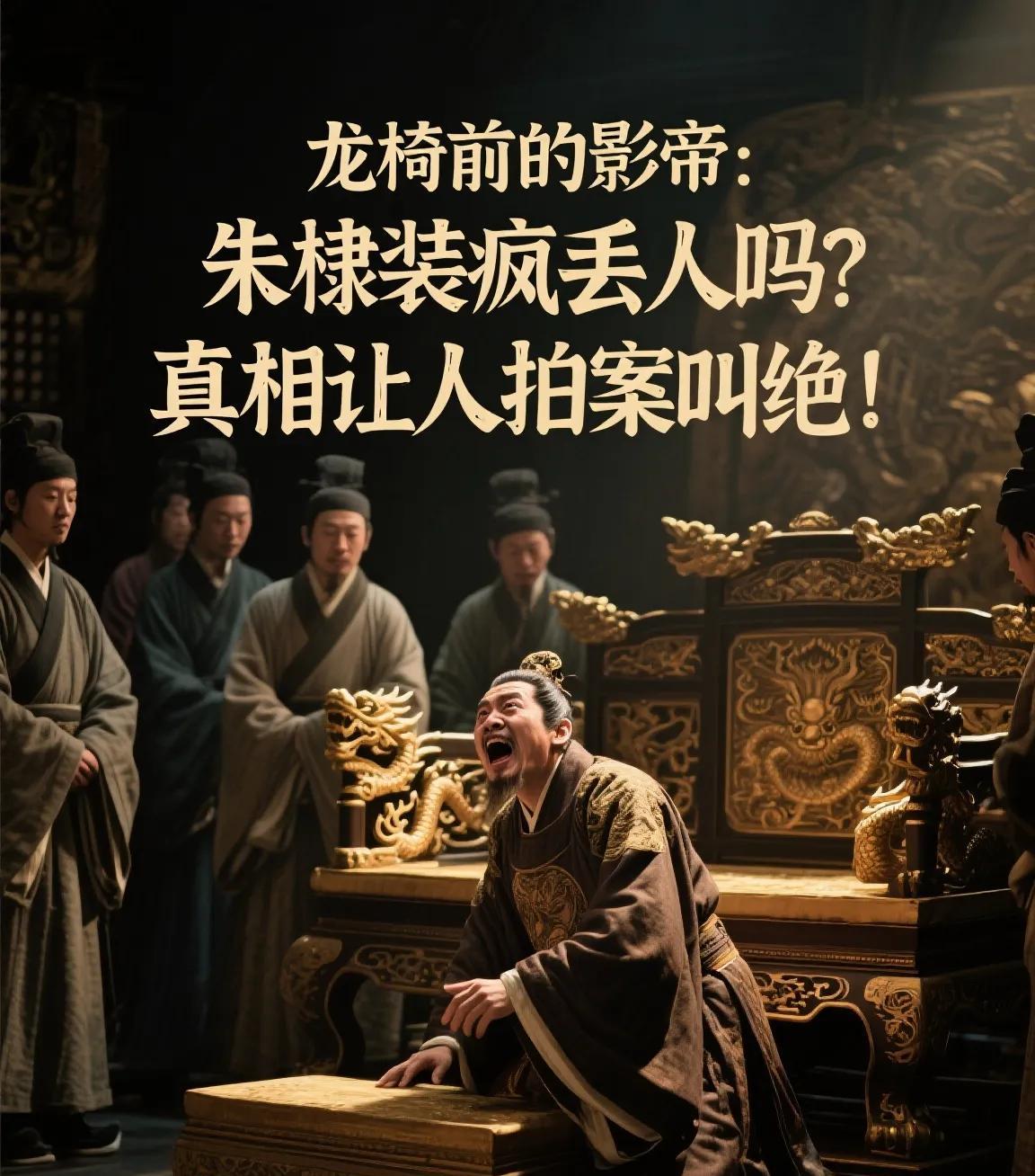 龙椅前的影帝：朱棣装疯丢人吗？真相让人拍案叫绝！
“六月炎夏烤火炉，当街抢食睡泥
