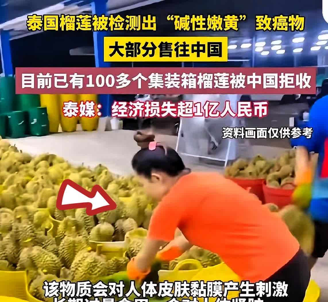 今年的泰国榴莲估计彻底凉了！

一百多个集装箱啊，就因为泰国部分农民为了让榴