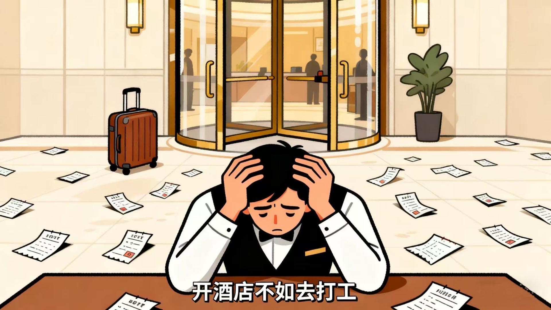 每月利润 6178 元，开酒店不如去打工？