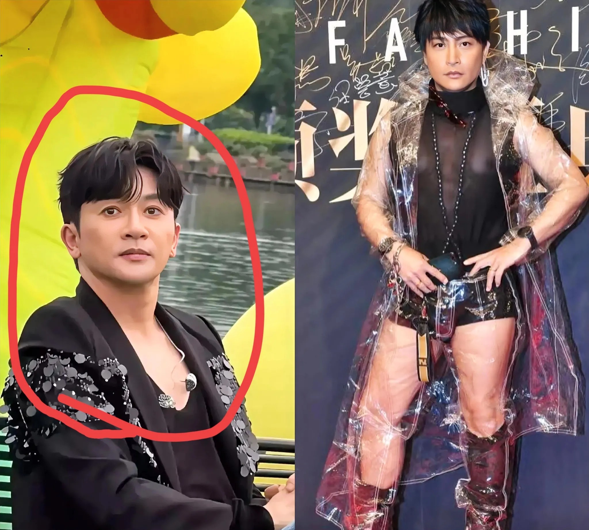小虎队解散了我忍了
陈志朋那样了我也忍了
现在连苏有朋也这样了，我真忍不了。

