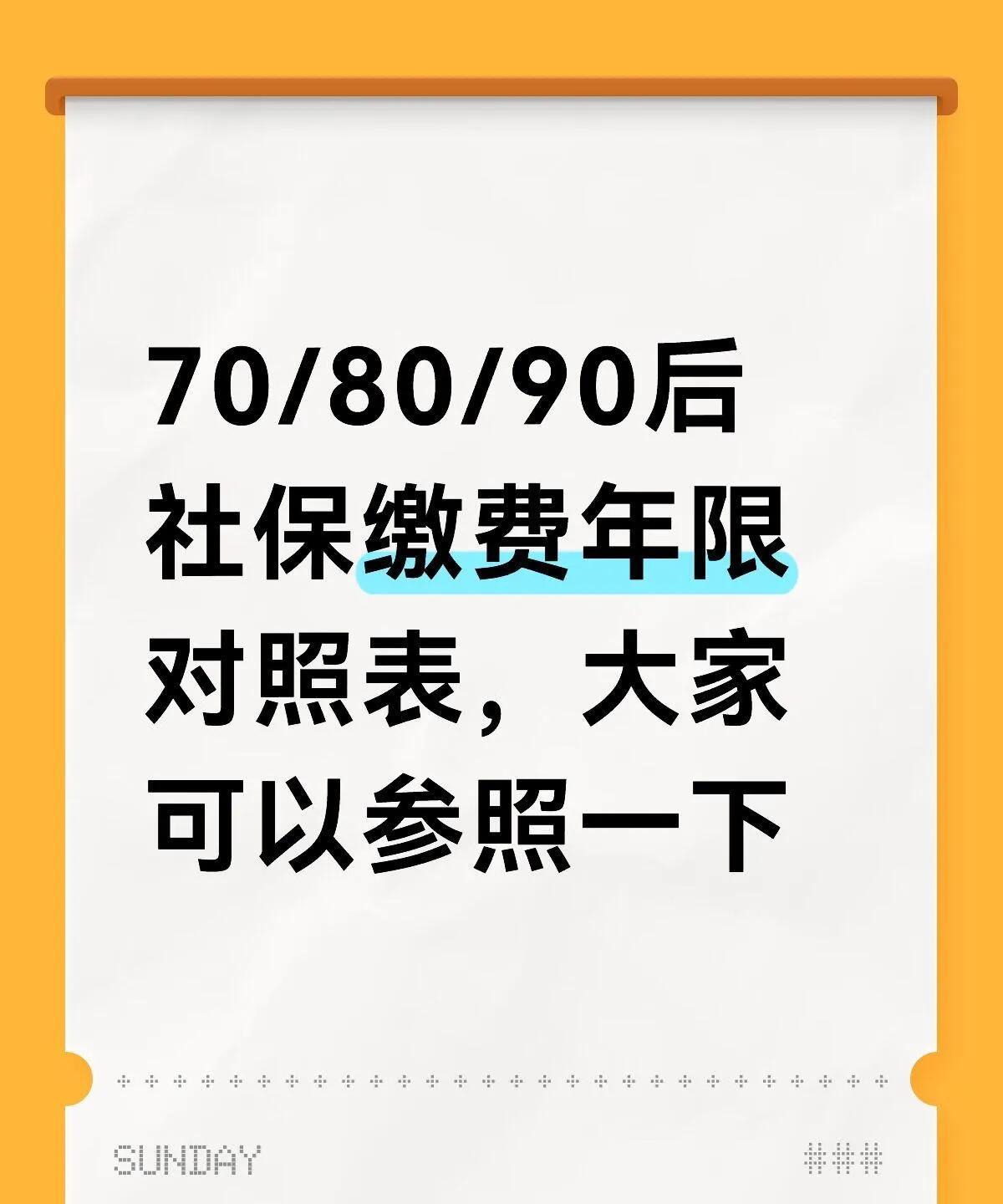 70/80/90后注意！
社保缴费年限新规：15年不够，20年才起步？
别再以为