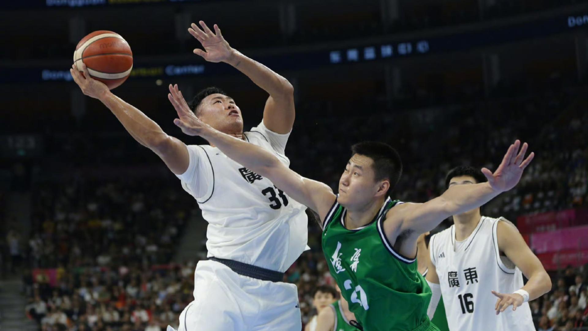 粤浙巅峰对决，广东男篮手握三刃剑，剑指全运金牌