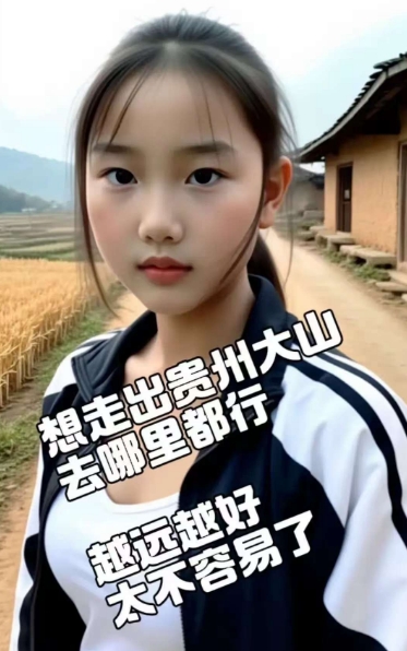 贵州遵义，有一名小女孩在网上倾诉，她读完中学之后，妈妈就让她在家里面干农活，不让