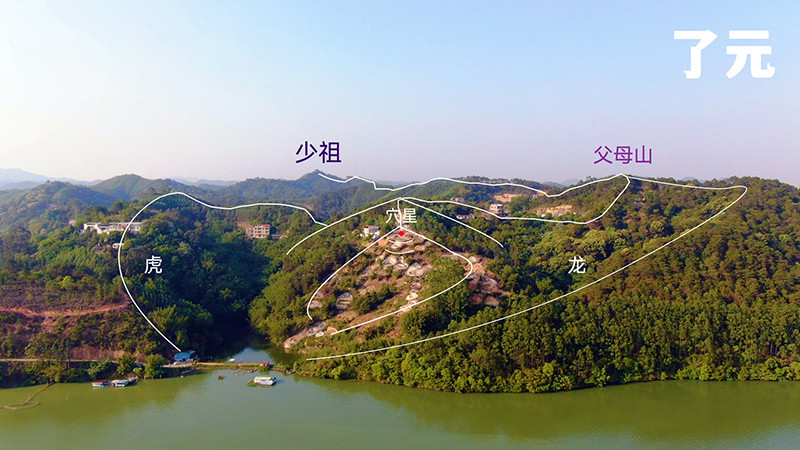 砂水反背，易出疑心重的人，邕江边上的阴宅风水