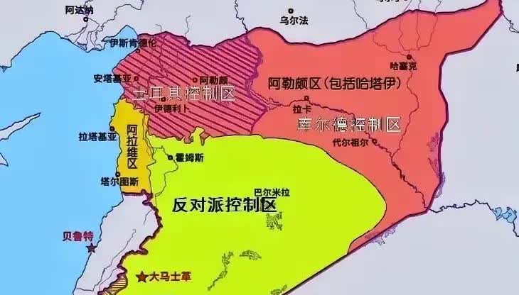 以叙冲突骤起，兵临大马士革，打垮叙政府，占领分裂叙利亚，建立大以色列国。弱邻是犹
