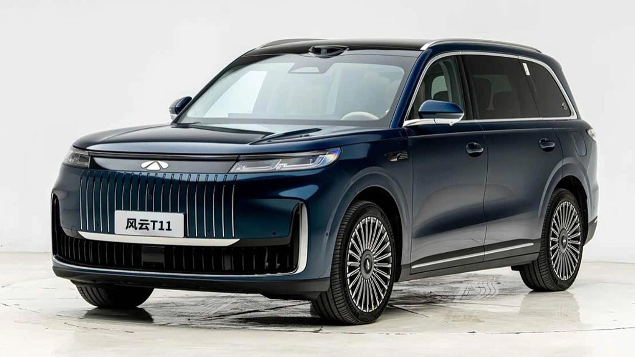 奇瑞风云T11增程式大型SUV，没有里程焦虑，座舱功能齐全