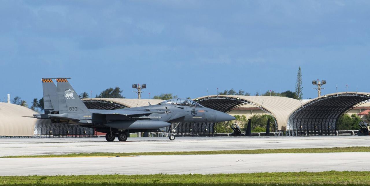 新加坡F-15被拒之门外，美军关岛基地突然不接待外宾了，要全力为台海战备
话说这