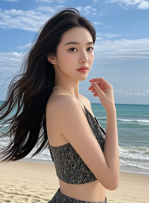 美女一笑，像晨光穿过薄雾，温柔得让人心尖微颤！