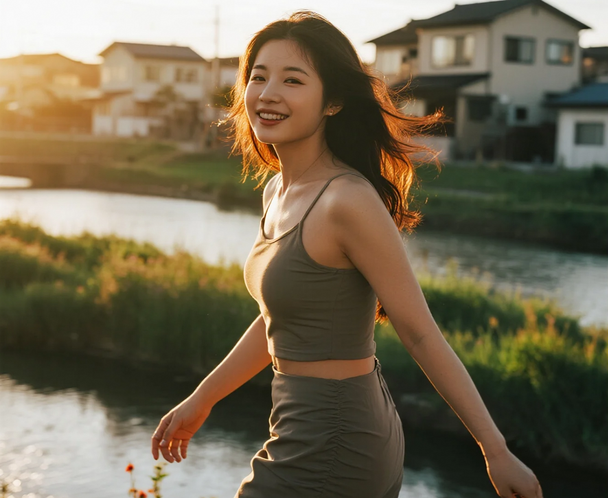 黄昏的邀请：一场独属于傍晚的河畔漫步