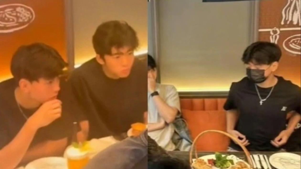 演唱会后，谢霆锋父子聚餐画面曝光
