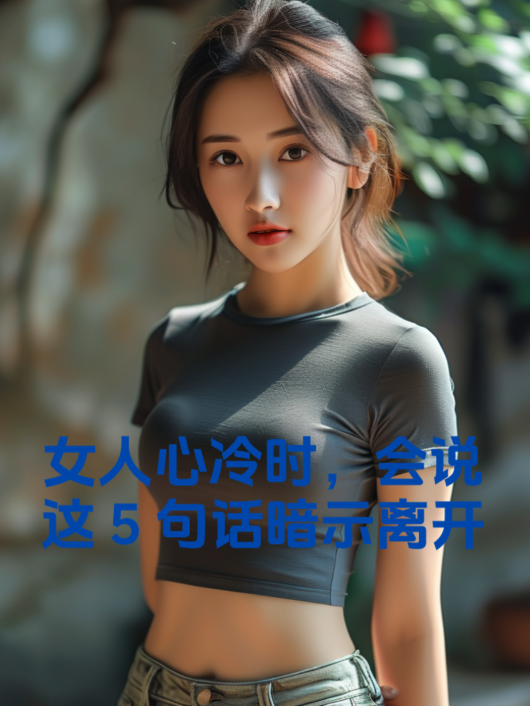 女人心冷时，会说这5句话暗示离开