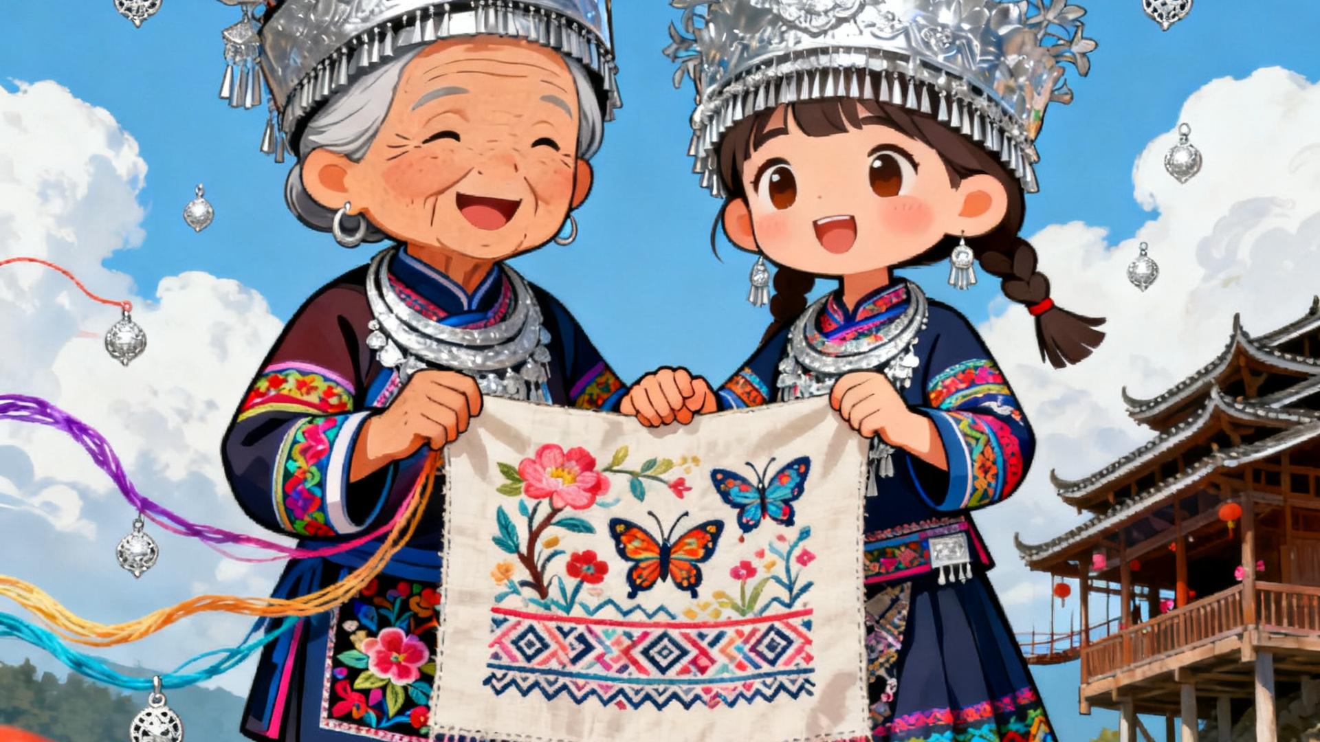 苗绣：针尖上的 “苗族朋友圈”，绣了千年还没更完