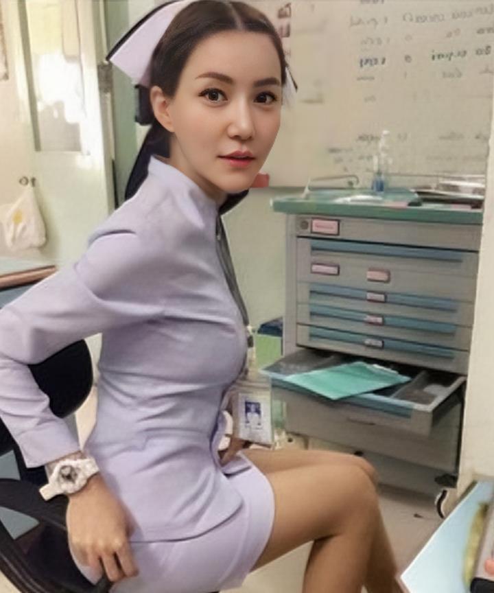 泰国诗妮娜贵妃，那年十八误闯天家
诗妮娜入宫之前，身份是护士，清新脱俗我见犹怜。