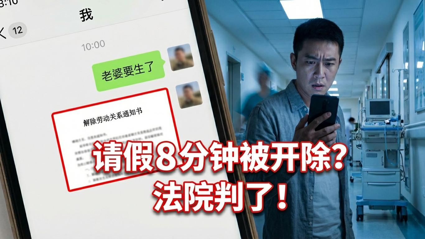 请陪产假8分钟就被开除？法院终审判了：别把员工的情分当本分！